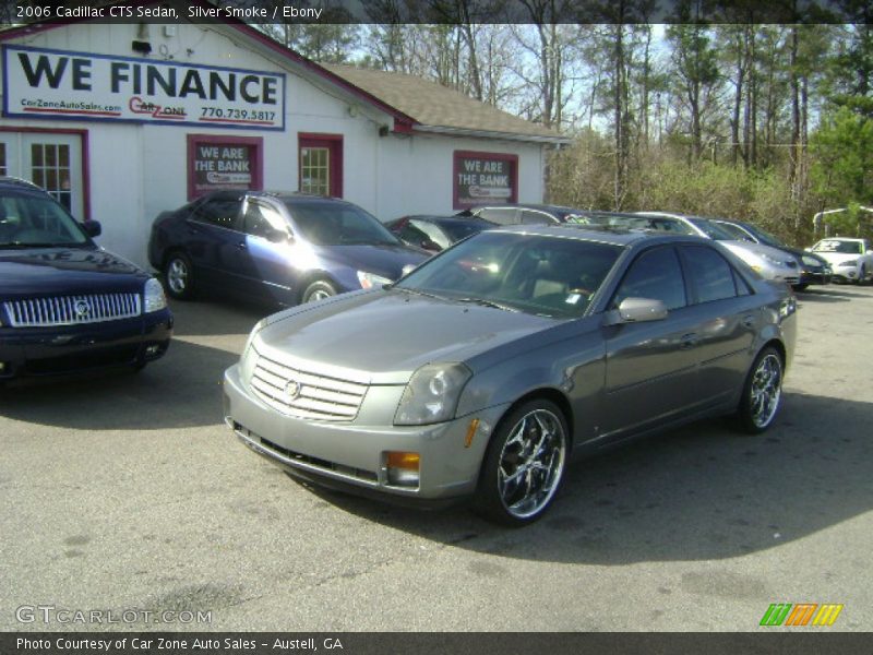 Silver Smoke / Ebony 2006 Cadillac CTS Sedan