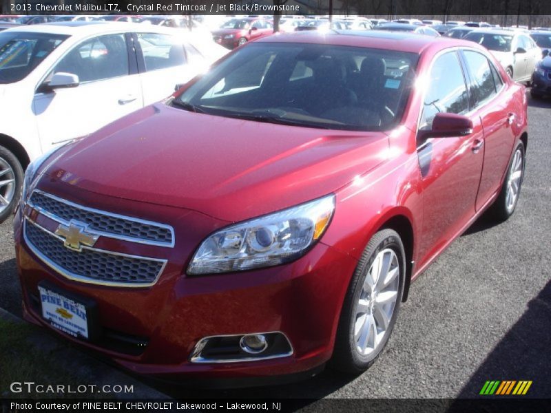 Crystal Red Tintcoat / Jet Black/Brownstone 2013 Chevrolet Malibu LTZ
