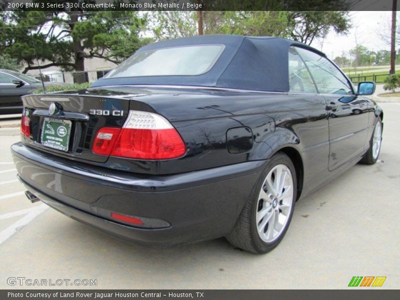 Monaco Blue Metallic / Beige 2006 BMW 3 Series 330i Convertible