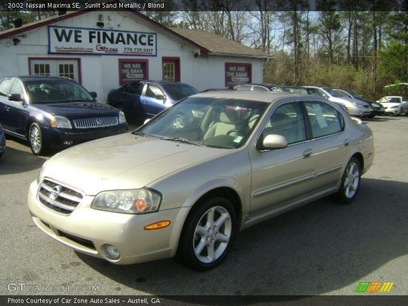 Sunlit Sand Metallic / Blond 2002 Nissan Maxima SE