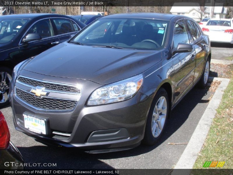 Taupe Gray Metallic / Jet Black 2013 Chevrolet Malibu LT