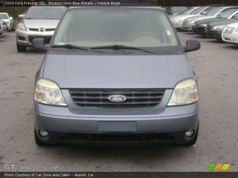 Medium Steel Blue Metallic / Pebble Beige 2004 Ford Freestar SES