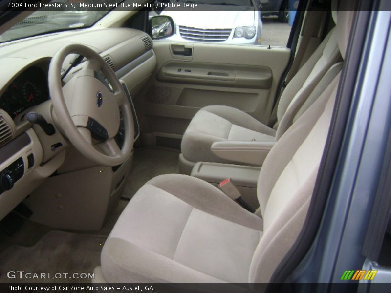 Medium Steel Blue Metallic / Pebble Beige 2004 Ford Freestar SES