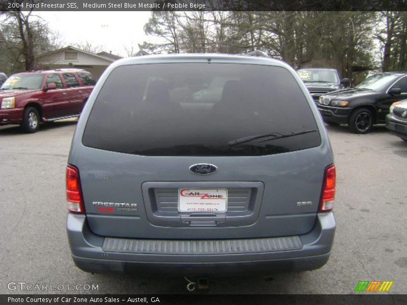 Medium Steel Blue Metallic / Pebble Beige 2004 Ford Freestar SES