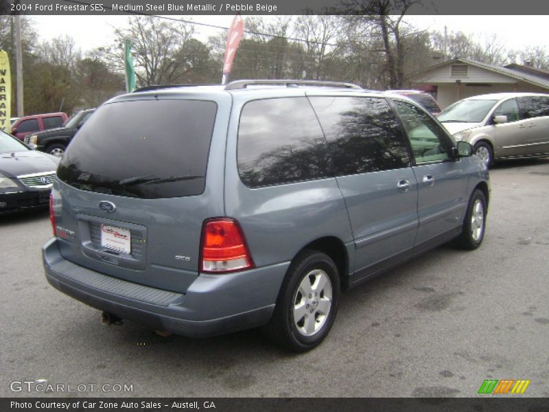 Medium Steel Blue Metallic / Pebble Beige 2004 Ford Freestar SES