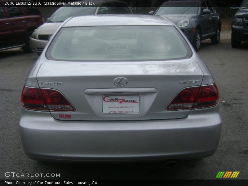 Classic Silver Metallic / Black 2006 Lexus ES 330