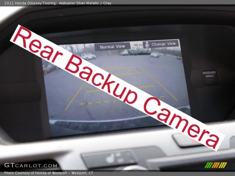 Alabaster Silver Metallic / Gray 2011 Honda Odyssey Touring