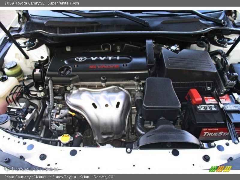 Super White / Ash 2009 Toyota Camry SE