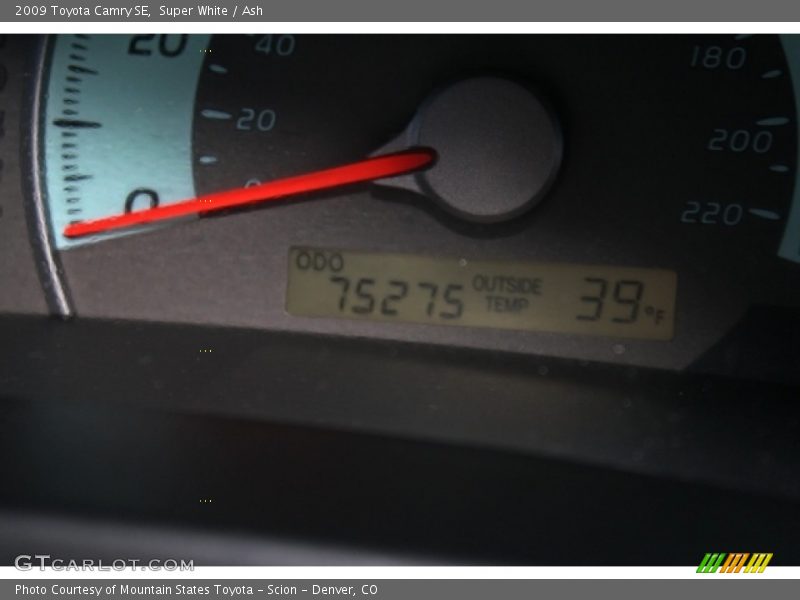 Super White / Ash 2009 Toyota Camry SE