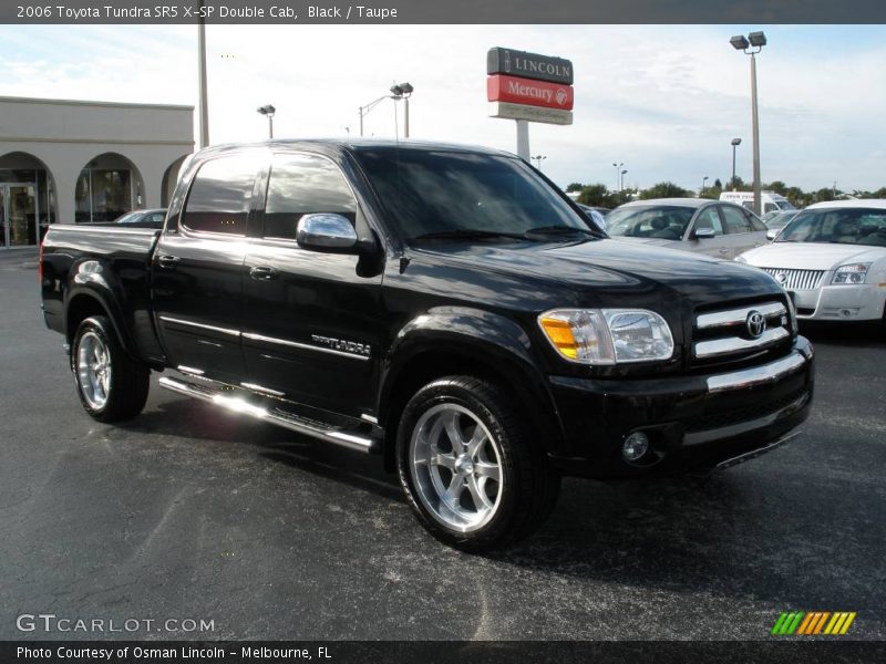 Black / Taupe 2006 Toyota Tundra SR5 X-SP Double Cab