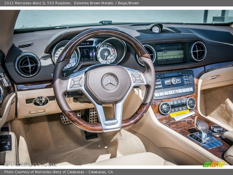 Dashboard of 2013 SL 550 Roadster