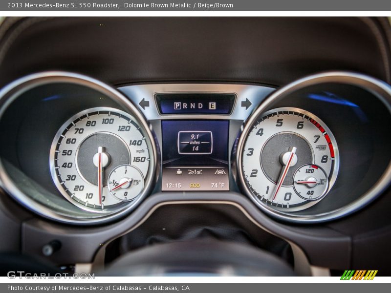  2013 SL 550 Roadster 550 Roadster Gauges