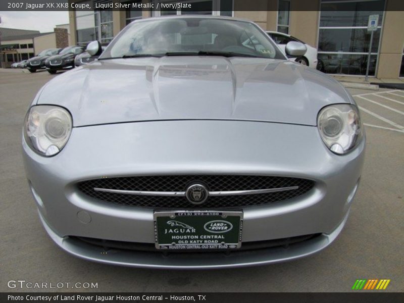 Liquid Silver Metallic / Ivory/Slate 2007 Jaguar XK XK8 Coupe