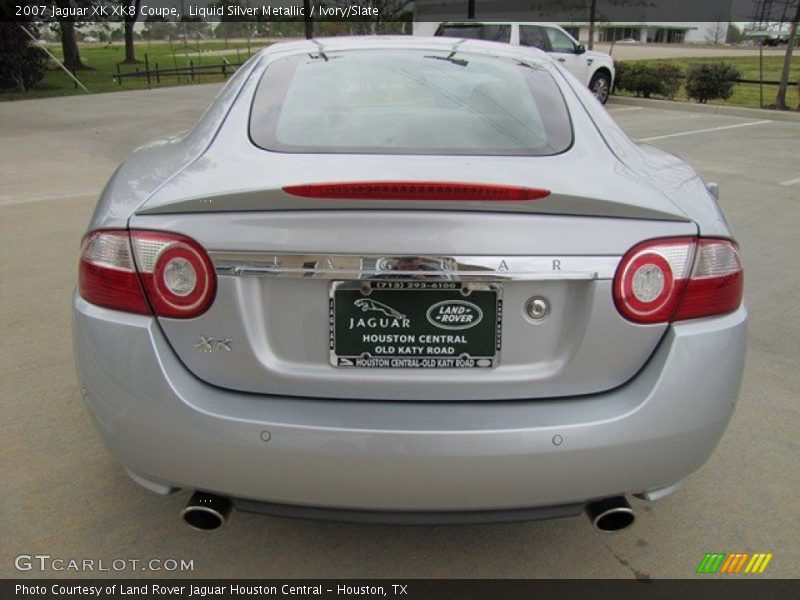 Liquid Silver Metallic / Ivory/Slate 2007 Jaguar XK XK8 Coupe