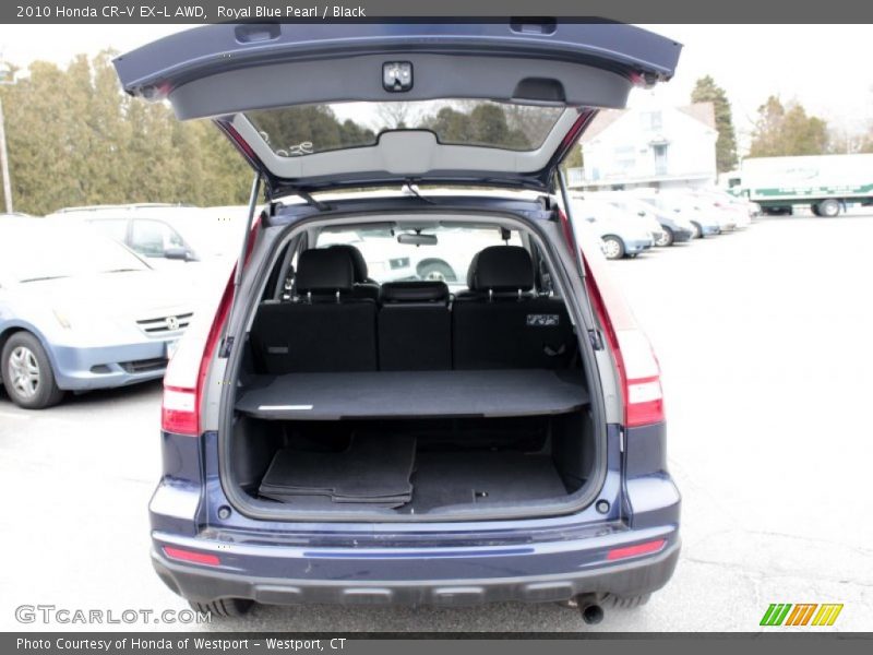 Royal Blue Pearl / Black 2010 Honda CR-V EX-L AWD