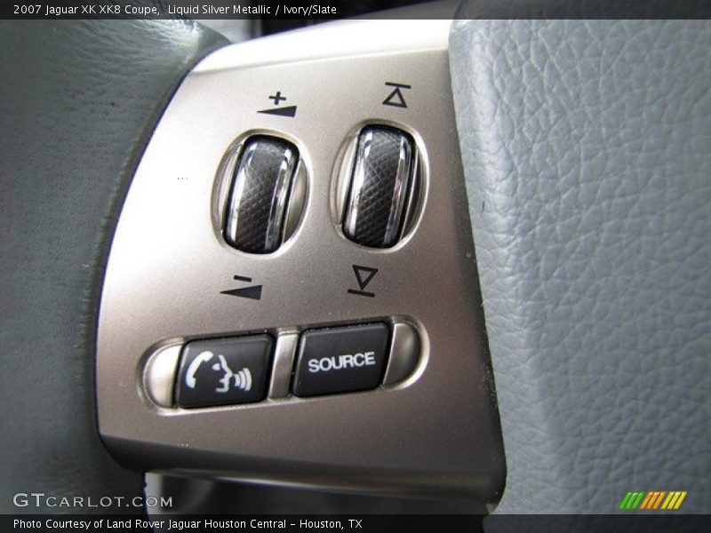 Liquid Silver Metallic / Ivory/Slate 2007 Jaguar XK XK8 Coupe
