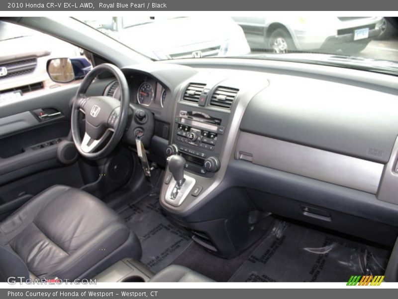 Royal Blue Pearl / Black 2010 Honda CR-V EX-L AWD