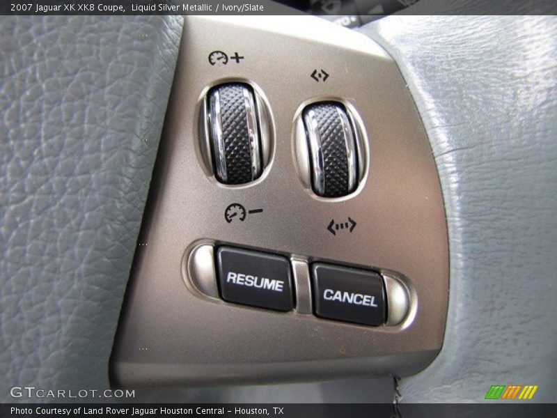 Liquid Silver Metallic / Ivory/Slate 2007 Jaguar XK XK8 Coupe