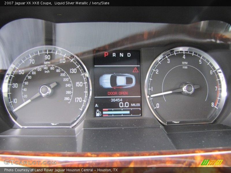 Liquid Silver Metallic / Ivory/Slate 2007 Jaguar XK XK8 Coupe