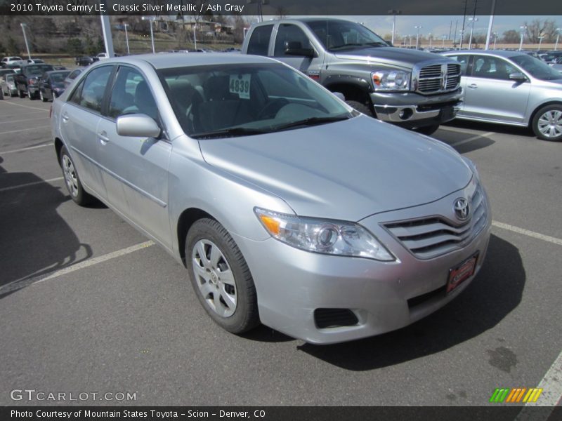 Classic Silver Metallic / Ash Gray 2010 Toyota Camry LE
