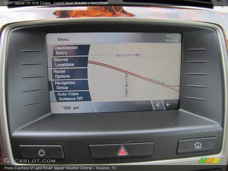 Liquid Silver Metallic / Ivory/Slate 2007 Jaguar XK XK8 Coupe