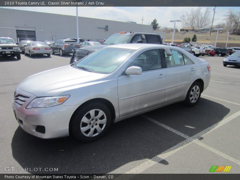 Classic Silver Metallic / Ash Gray 2010 Toyota Camry LE