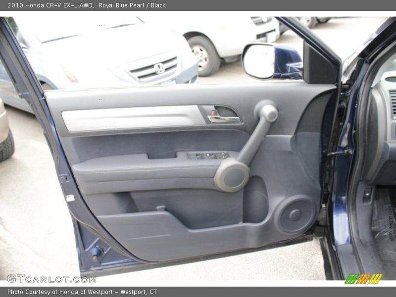 Royal Blue Pearl / Black 2010 Honda CR-V EX-L AWD