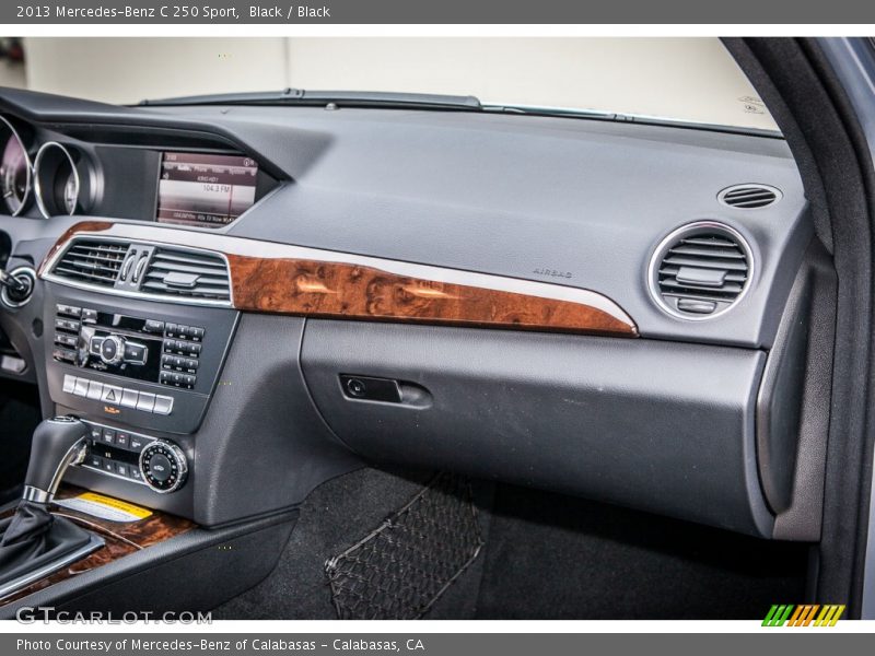 Black / Black 2013 Mercedes-Benz C 250 Sport