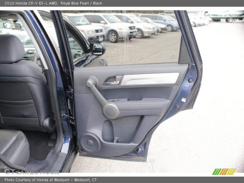 Royal Blue Pearl / Black 2010 Honda CR-V EX-L AWD