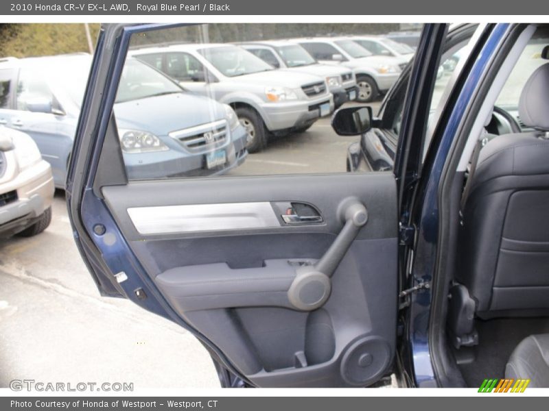 Royal Blue Pearl / Black 2010 Honda CR-V EX-L AWD