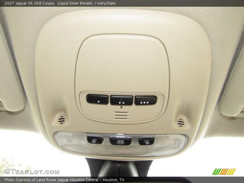 Liquid Silver Metallic / Ivory/Slate 2007 Jaguar XK XK8 Coupe