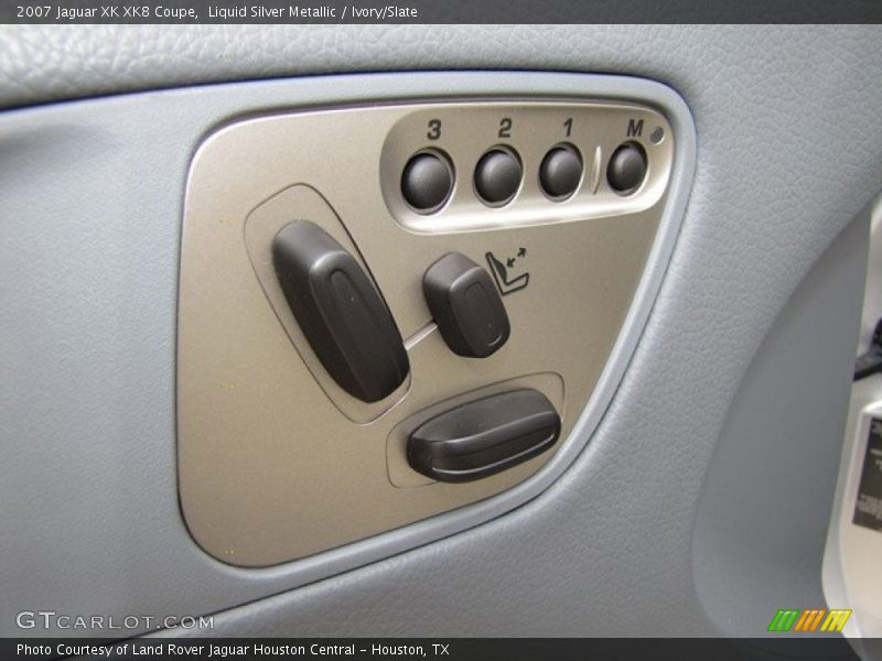 Liquid Silver Metallic / Ivory/Slate 2007 Jaguar XK XK8 Coupe