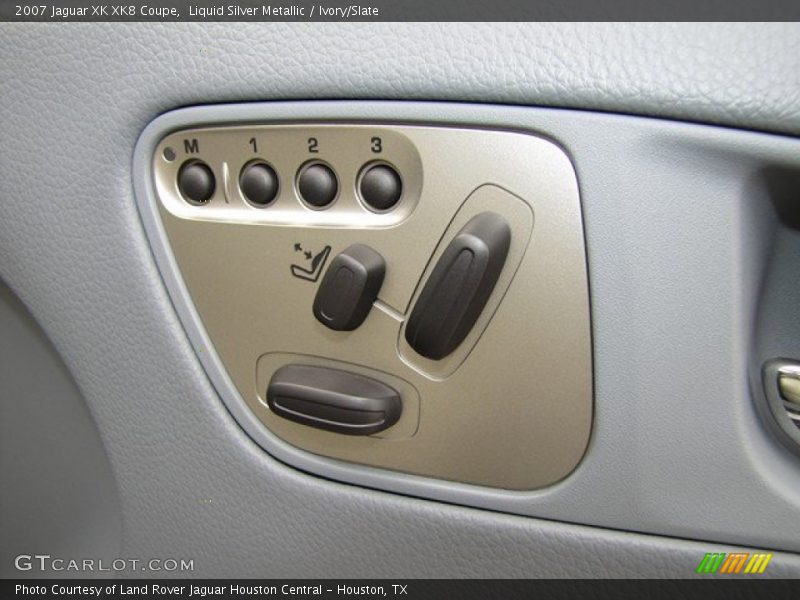Liquid Silver Metallic / Ivory/Slate 2007 Jaguar XK XK8 Coupe