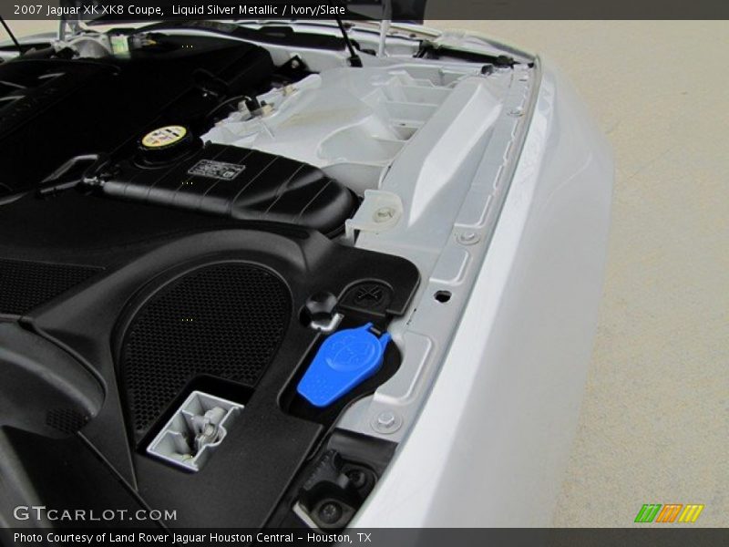 Liquid Silver Metallic / Ivory/Slate 2007 Jaguar XK XK8 Coupe