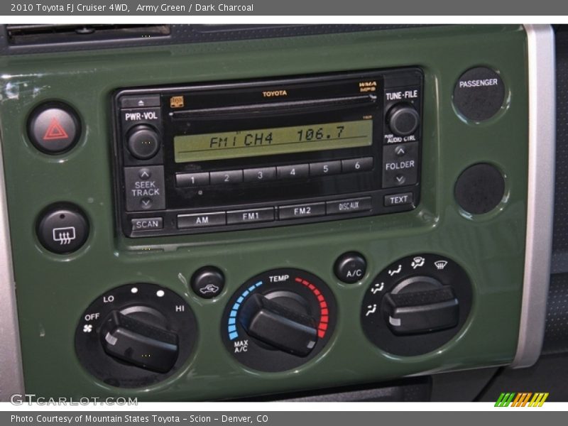 Army Green / Dark Charcoal 2010 Toyota FJ Cruiser 4WD