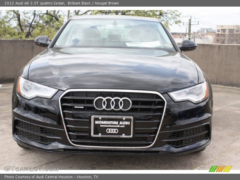 Brilliant Black / Nougat Brown 2013 Audi A6 3.0T quattro Sedan
