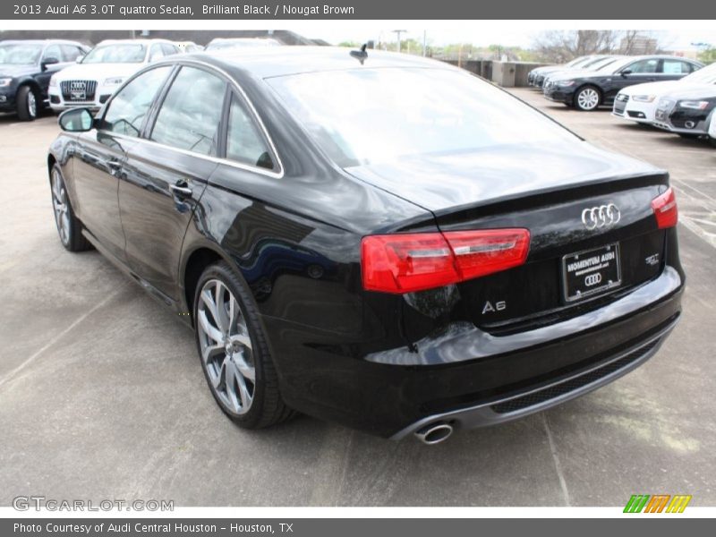 Brilliant Black / Nougat Brown 2013 Audi A6 3.0T quattro Sedan