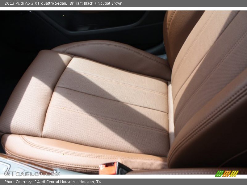 Brilliant Black / Nougat Brown 2013 Audi A6 3.0T quattro Sedan