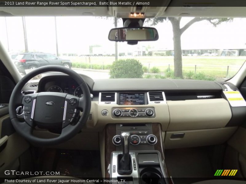 Baltic Blue Metallic / Almond 2013 Land Rover Range Rover Sport Supercharged