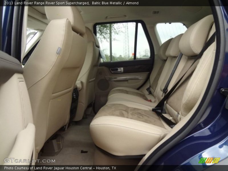 Baltic Blue Metallic / Almond 2013 Land Rover Range Rover Sport Supercharged