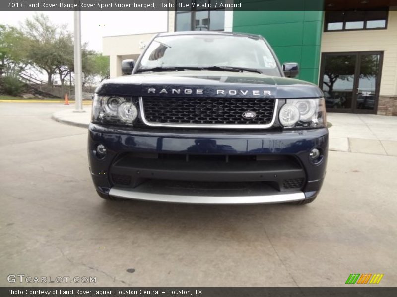 Baltic Blue Metallic / Almond 2013 Land Rover Range Rover Sport Supercharged