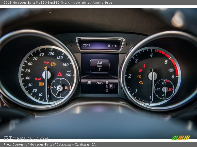  2013 ML 350 BlueTEC 4Matic 350 BlueTEC 4Matic Gauges