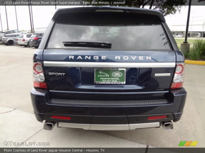 Baltic Blue Metallic / Almond 2013 Land Rover Range Rover Sport Supercharged