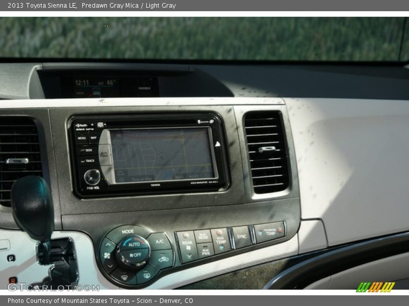 Predawn Gray Mica / Light Gray 2013 Toyota Sienna LE
