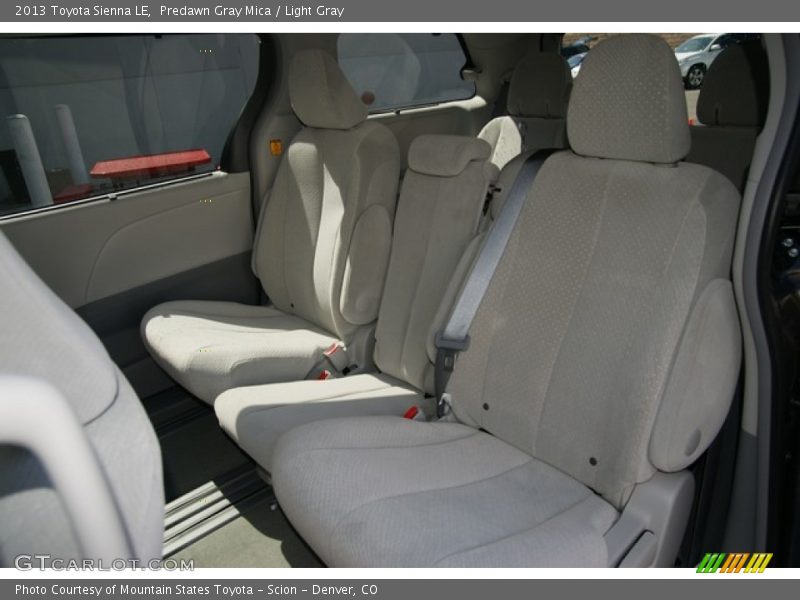 Predawn Gray Mica / Light Gray 2013 Toyota Sienna LE