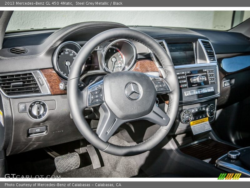 Steel Grey Metallic / Black 2013 Mercedes-Benz GL 450 4Matic