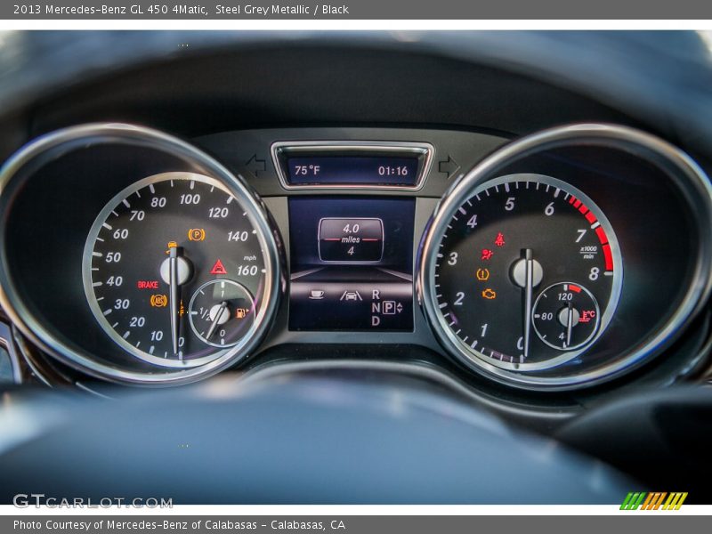 Steel Grey Metallic / Black 2013 Mercedes-Benz GL 450 4Matic