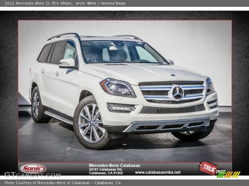 Arctic White / Almond Beige 2013 Mercedes-Benz GL 450 4Matic
