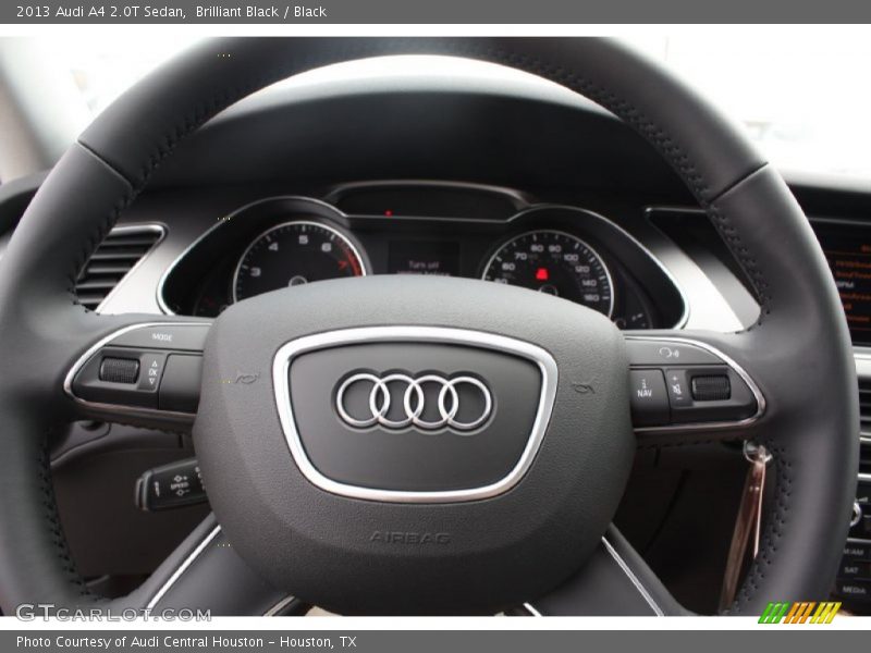 Brilliant Black / Black 2013 Audi A4 2.0T Sedan