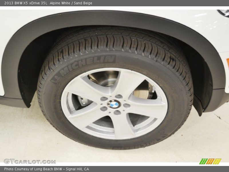 Alpine White / Sand Beige 2013 BMW X5 xDrive 35i